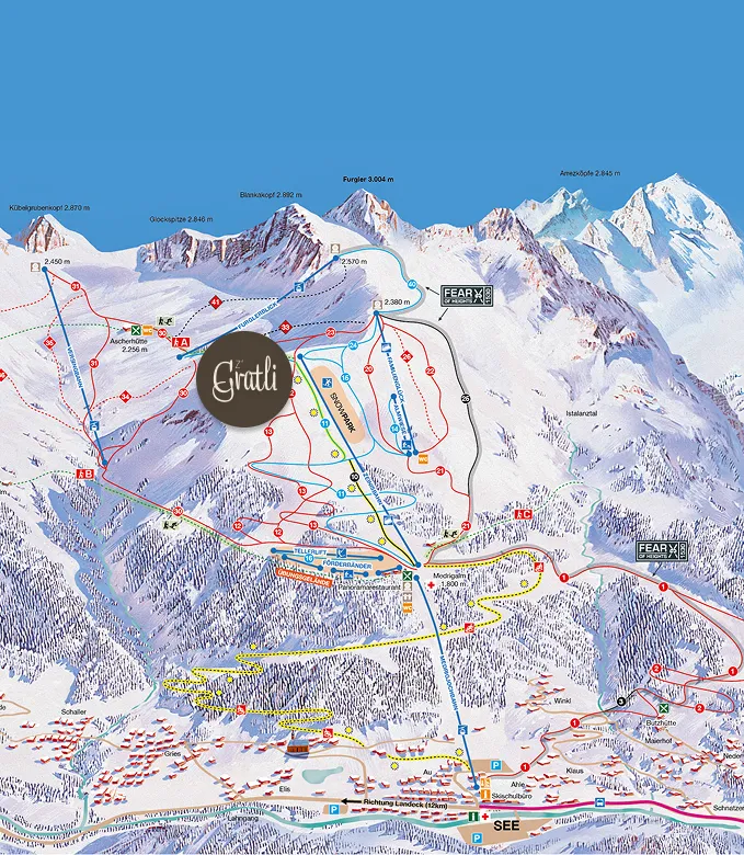 Z'Gratli – Panoramarestaurant & Skybar auf 2.220m | Skigebiet See, Paznaun